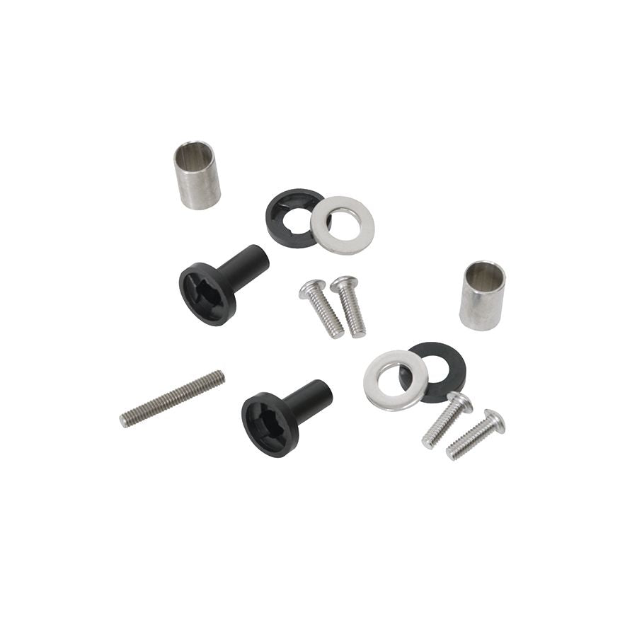 KENTROL Jeep YJ Mirror Relocation Bracket Pair 87-95 Wrangler TJ Polished Silver Kentrol  30533