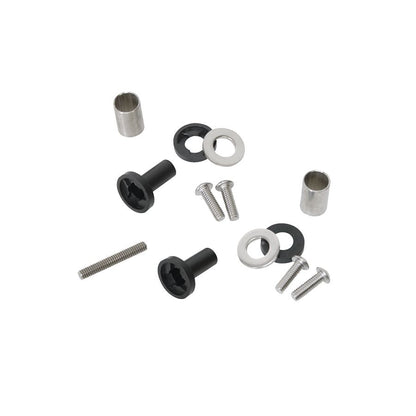 KENTROL Jeep YJ Mirror Relocation Bracket Pair 87-95 Wrangler TJ Polished Silver Kentrol  30533