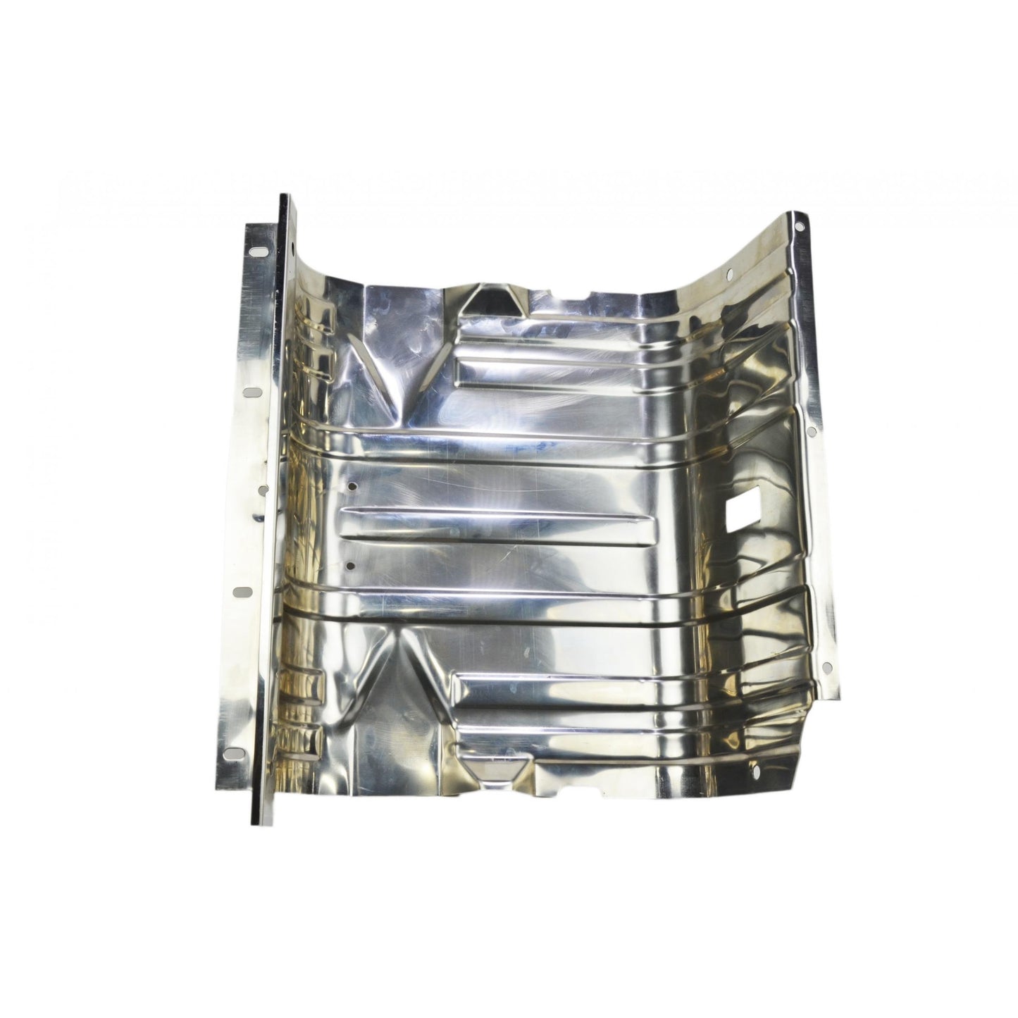 KENTROL Jeep CJ/YJ Gas Tank Skid Plate with strap 76-90 CJ and Wrangler YJ Polished Silver Kentrol  30539