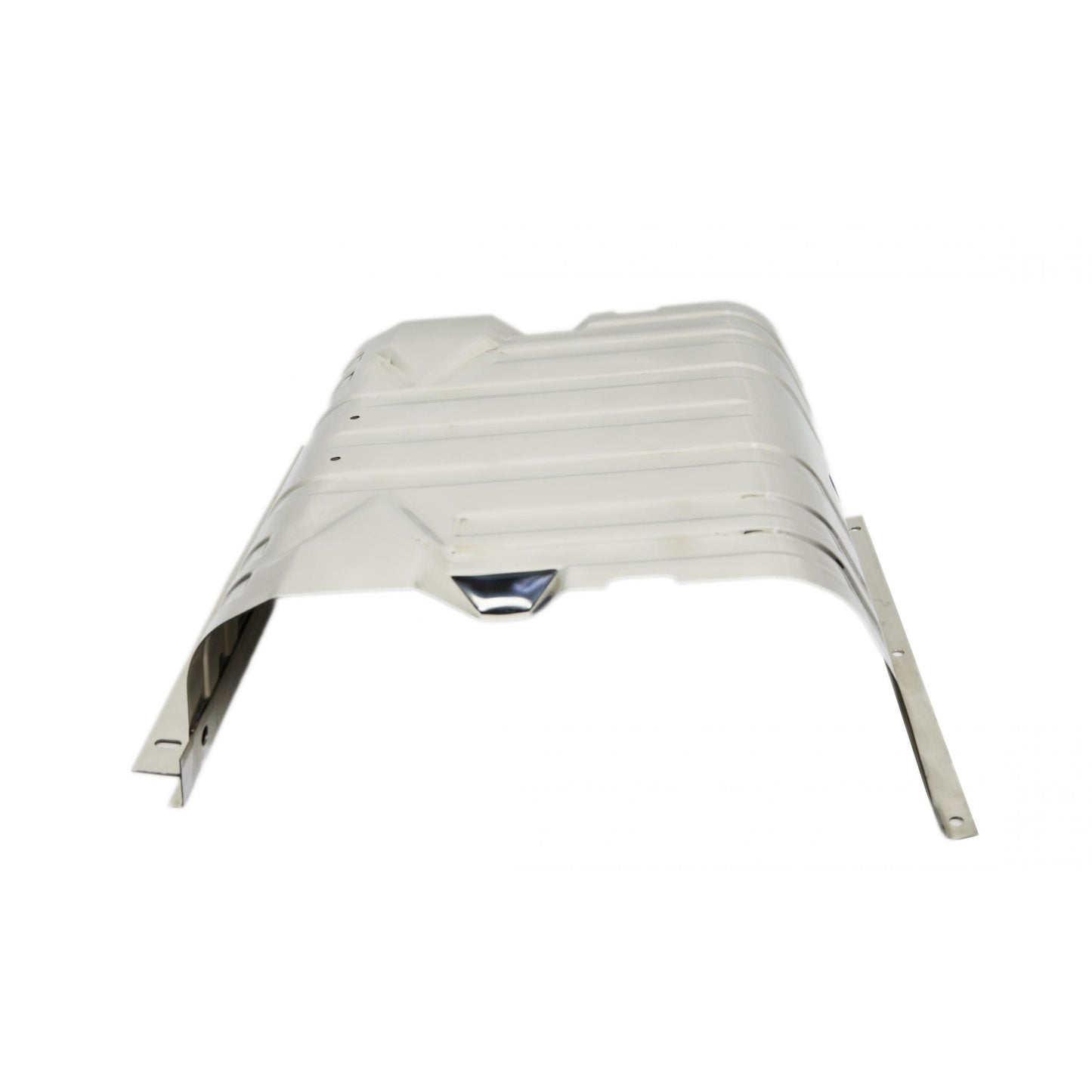 KENTROL Jeep CJ/YJ Gas Tank Skid Plate with strap 76-90 CJ and Wrangler YJ Polished Silver Kentrol  30539