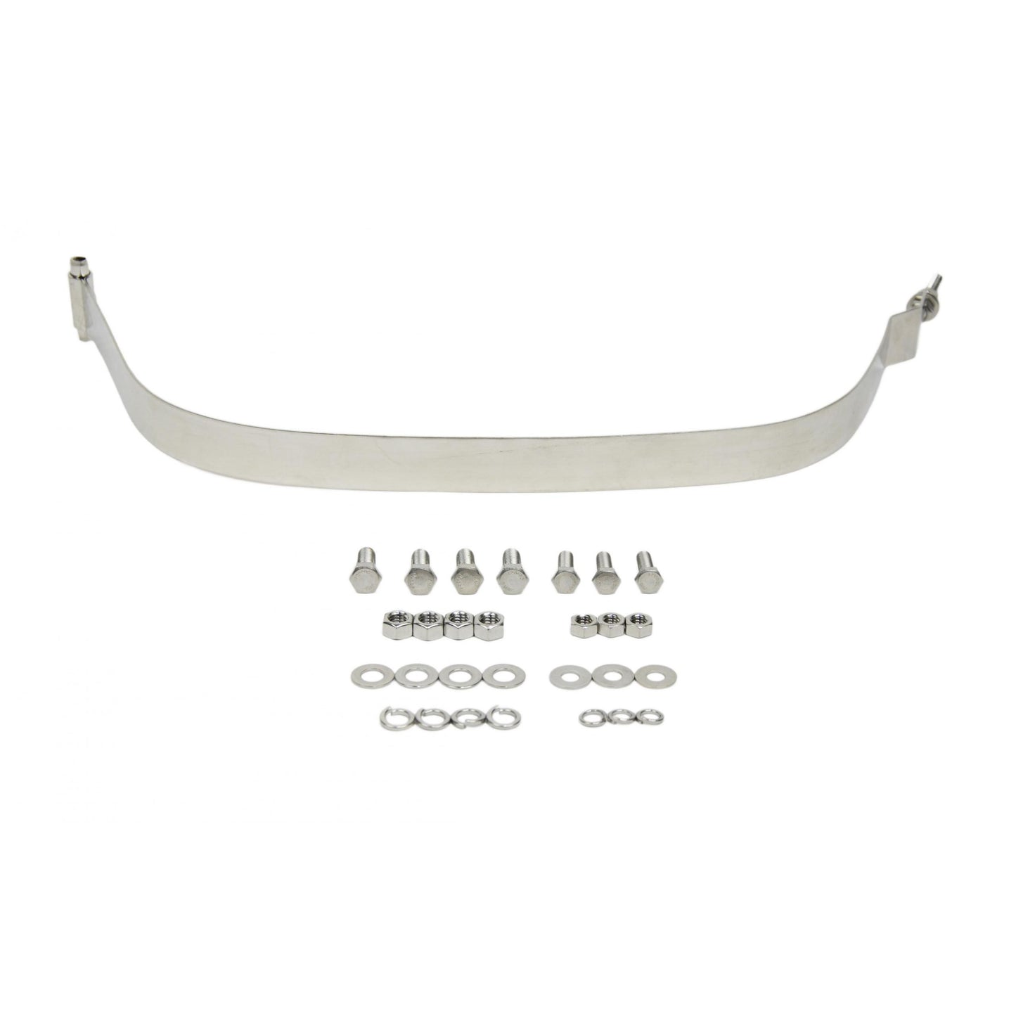 KENTROL Jeep CJ/YJ Gas Tank Skid Plate with strap 76-90 CJ and Wrangler YJ Polished Silver Kentrol  30539