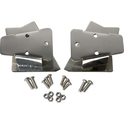 KENTROL Jeep TJ Mirror Relocation Bracket Pair 03-06 Wrangler TJ Polished Silver Kentrol  30542