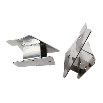 KENTROL Jeep TJ Mirror Relocation Bracket Pair 03-06 Wrangler TJ Polished Silver Kentrol  30542