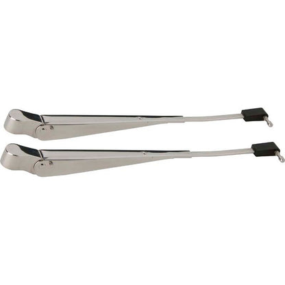 KENTROL Jeep YJ Windshield Wiper Arms Pair 87-95 Wrangler TJ Polished Silver Kentrol  30545