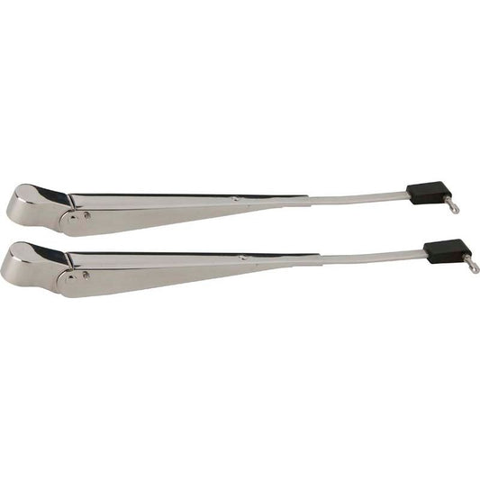 KENTROL Jeep YJ Windshield Wiper Arms Pair 87-95 Wrangler TJ Polished Silver Kentrol  30545