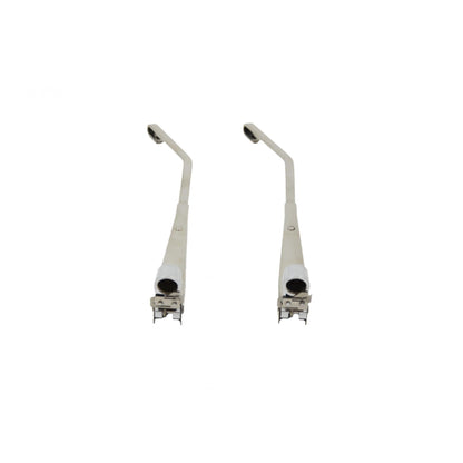 KENTROL Jeep TJ Windshield Wiper Arms Pair 97-06 Wrangler TJ Polished Silver Kentrol  30546