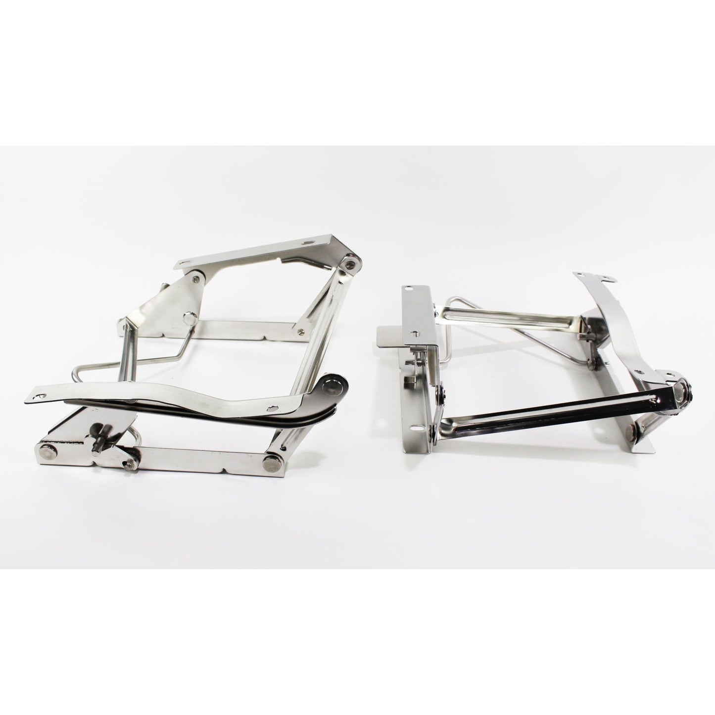 KENTROL Jeep CJ/YJ Seat Pedestals Pair 76-90 CJ and Wrangler YJ Polished Silver Kentrol  30552