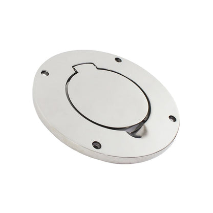 KENTROL Jeep TJ Billet Style Gas Hatch 97-06 Wrangler TJ Polished Silver Kentrol  30553