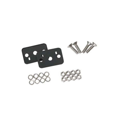 KENTROL Jeep CJ/YJ Hood Catch Pair TJ Style 42-95 CJ and Wrangler YJ Polished Silver Kentrol  30563