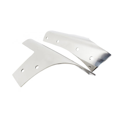 KENTROL Jeep JK Windshield Supports Pair 07-18 Wrangler JK Polished Silver Kentrol  30574