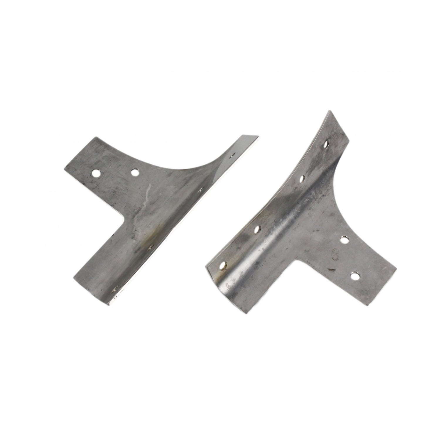 KENTROL Jeep JK Windshield Supports Pair 07-18 Wrangler JK Polished Silver Kentrol  30574