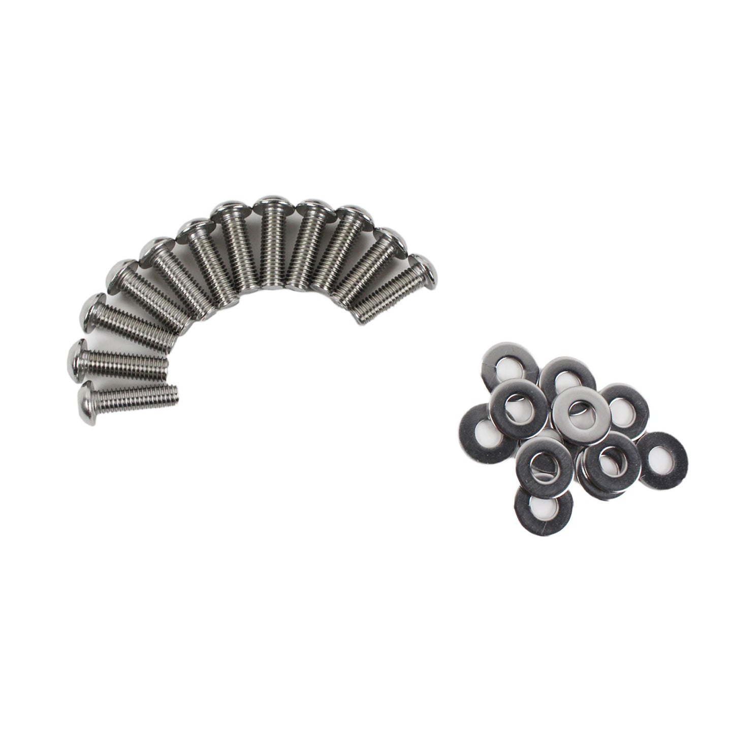 KENTROL Jeep JK Windshield Supports Pair 07-18 Wrangler JK Polished Silver Kentrol  30574