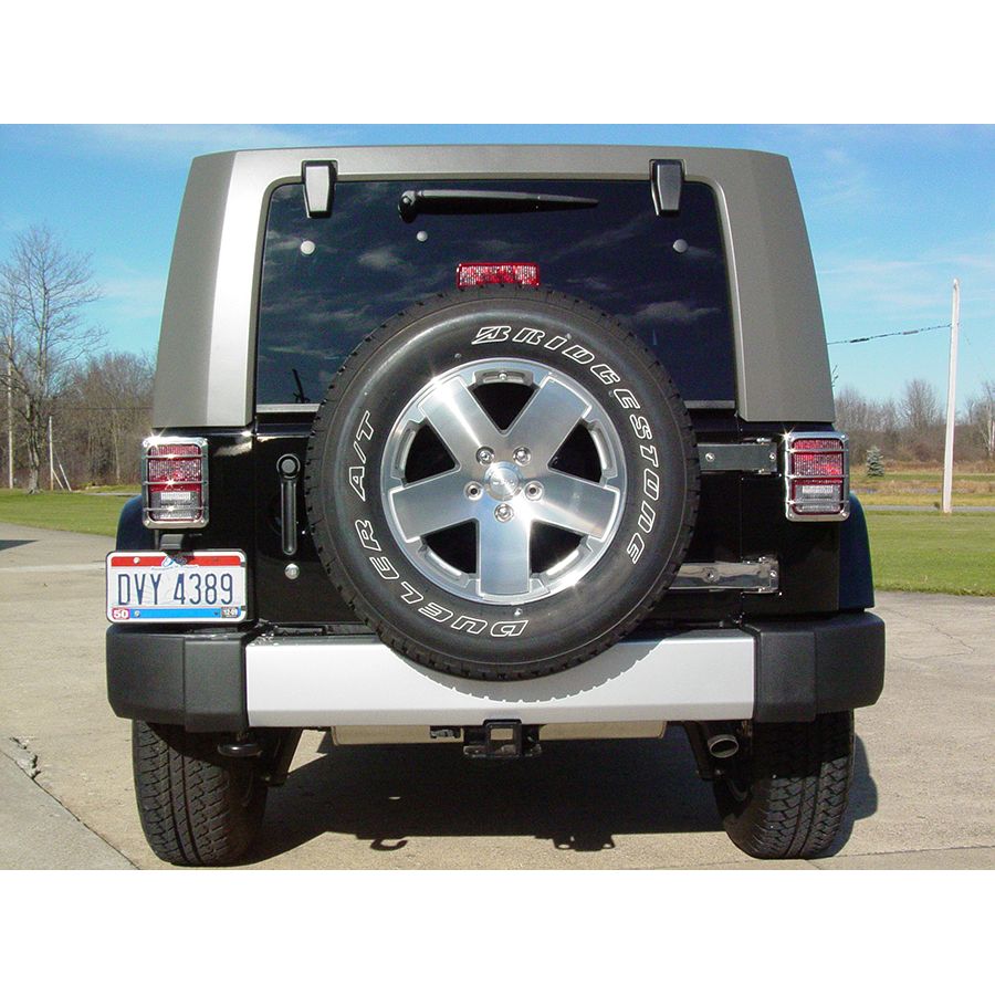 KENTROL Jeep JK Tailgate Hinge Pair 07-18 Wrangler JK Polished Silver Kentrol  30578