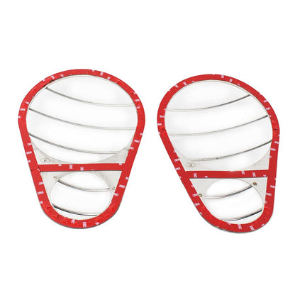 KENTROL Jeep JK Headlight Guards Pair 07-18 Wrangler JK Polished Silver Kentrol  30579