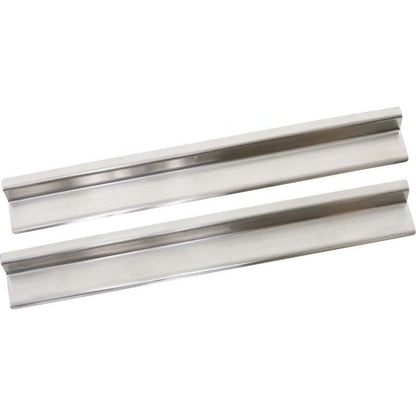 KENTROL Jeep JK Entry Guards Pair 2 Door 07-18 Wrangler JK Polished Silver Kentrol  30584