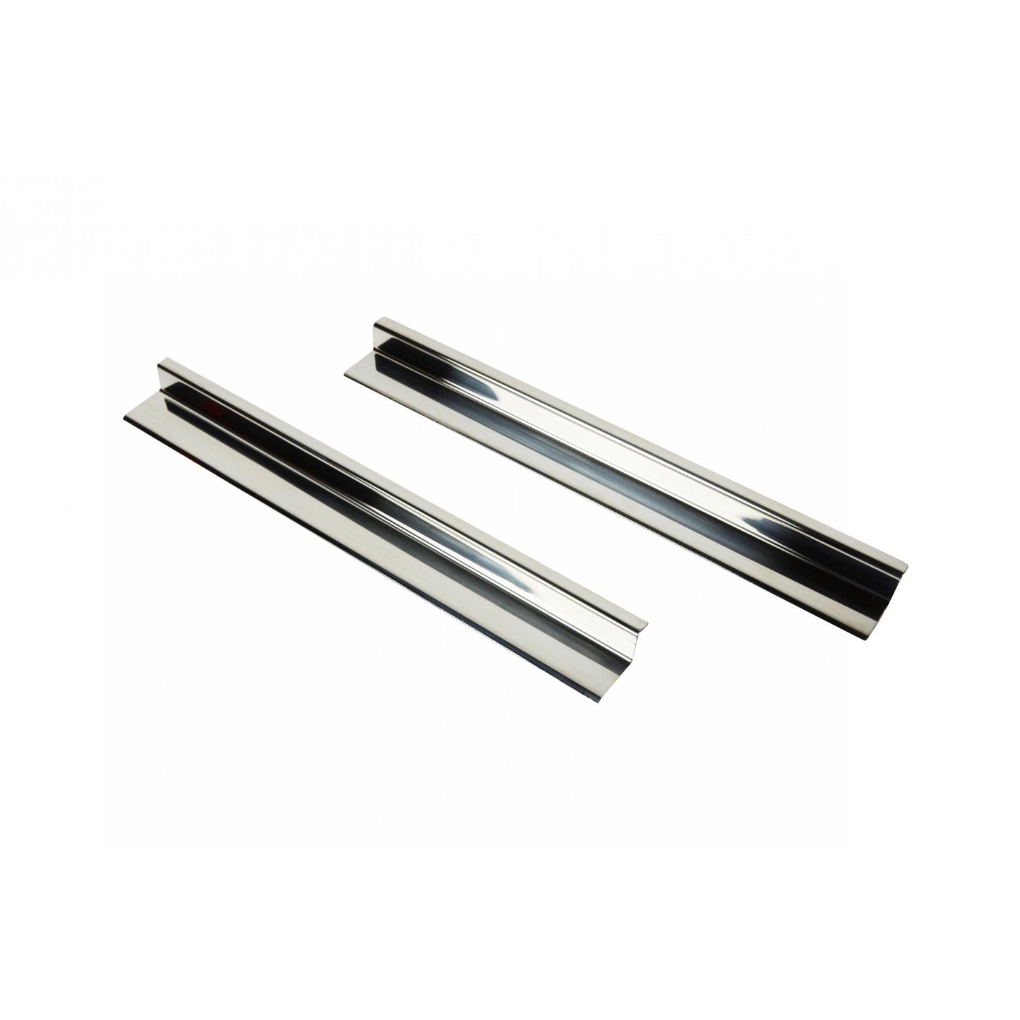 KENTROL Jeep JK Entry Guards Pair 2 Door 07-18 Wrangler JK Polished Silver Kentrol  30584