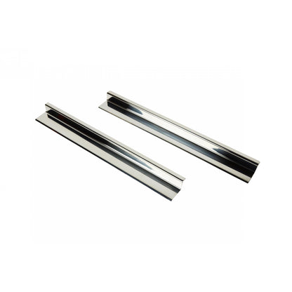 KENTROL Jeep JK Entry Guards Pair 2 Door 07-18 Wrangler JK Polished Silver Kentrol  30584