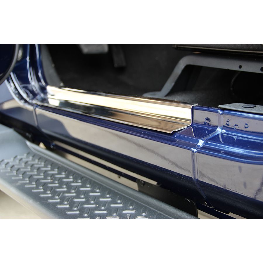 KENTROL Jeep JK Entry Guards Pair 2 Door 07-18 Wrangler JK Polished Silver Kentrol  30584