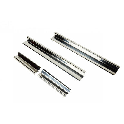 KENTROL Jeep JK Entry Guards 4 Pieces 4 Door 07-18 Wrangler JK Polished Silver Kentrol  30585