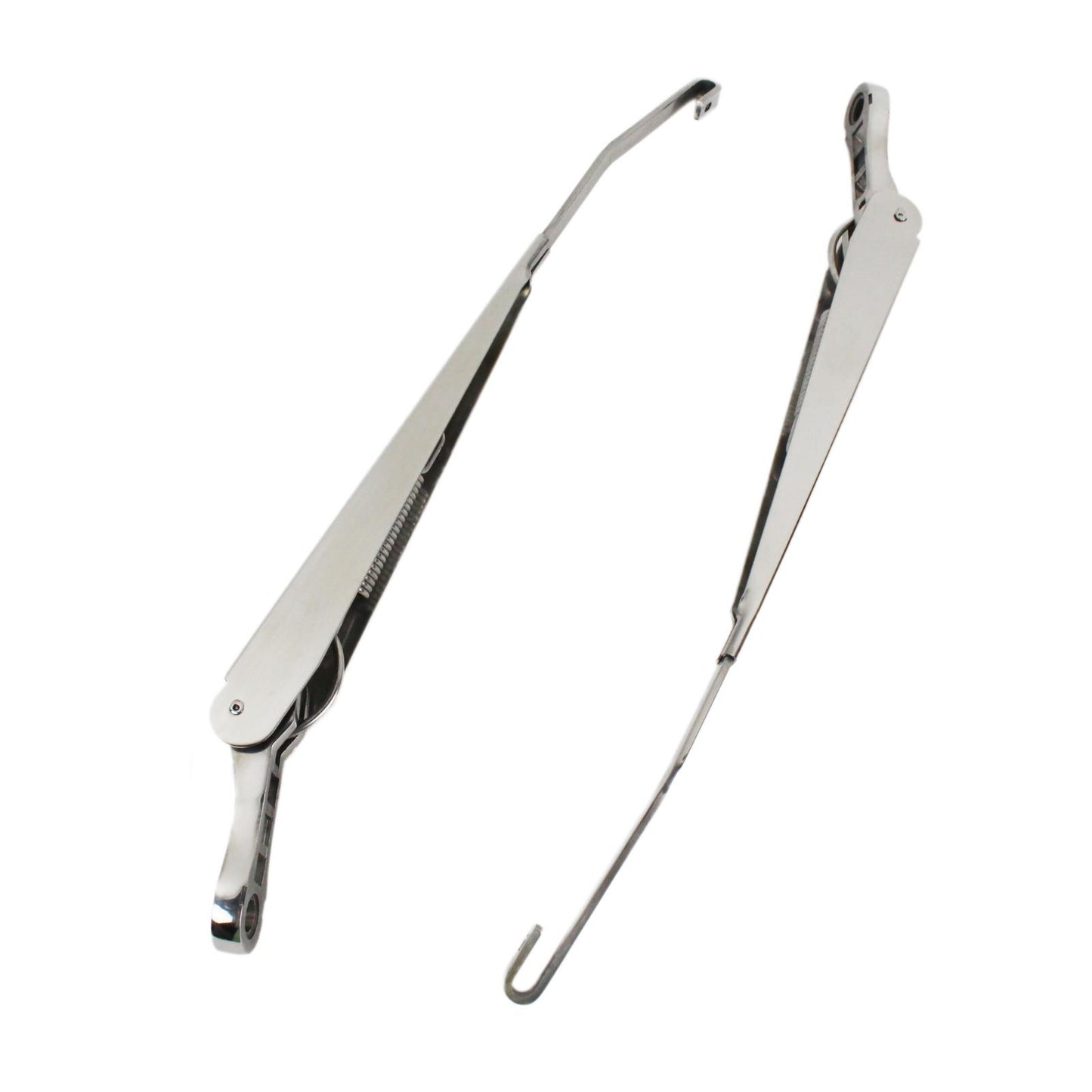 KENTROL Jeep JK Windshield Wiper Arms Pair 07-18 Wrangler JK Polished Silver Kentrol  30591
