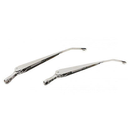 KENTROL Jeep JK Windshield Wiper Arms Pair 07-18 Wrangler JK Polished Silver Kentrol  30591