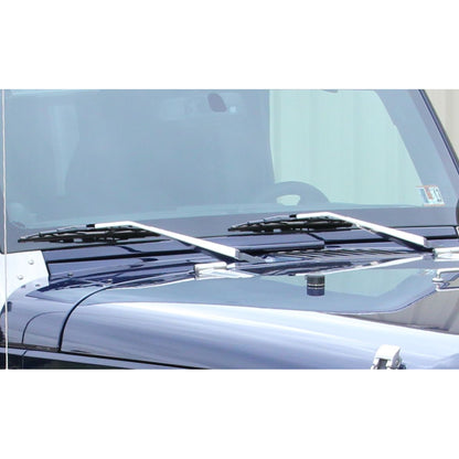 KENTROL Jeep JK Windshield Wiper Arms Pair 07-18 Wrangler JK Polished Silver Kentrol  30591