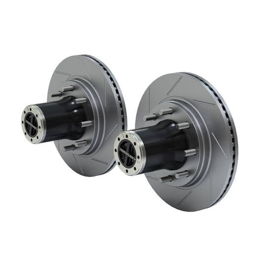 TeraFlex | 07-18 Wrangler JK Tera CRD60 Front Axle 8-Lug Locking Hub Conversion Kit w/ Slotted Big Rotors TeraFlex | 3060000