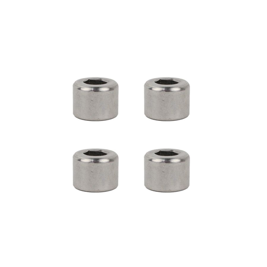 KENTROL Jeep TJ OEM Anti-Theft Door Nuts 97-06 Wrangler TJ Polished Silver Kentrol  30711