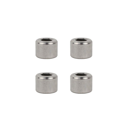 KENTROL Jeep TJ OEM Anti-Theft Door Nuts 97-06 Wrangler TJ Polished Silver Kentrol  30711
