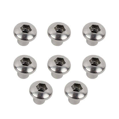 KENTROL Jeep JK JK OEM Anti-Theft Door Nuts 4 Door 07-18 Wrangler JK Polished Silver Kentrol  30712