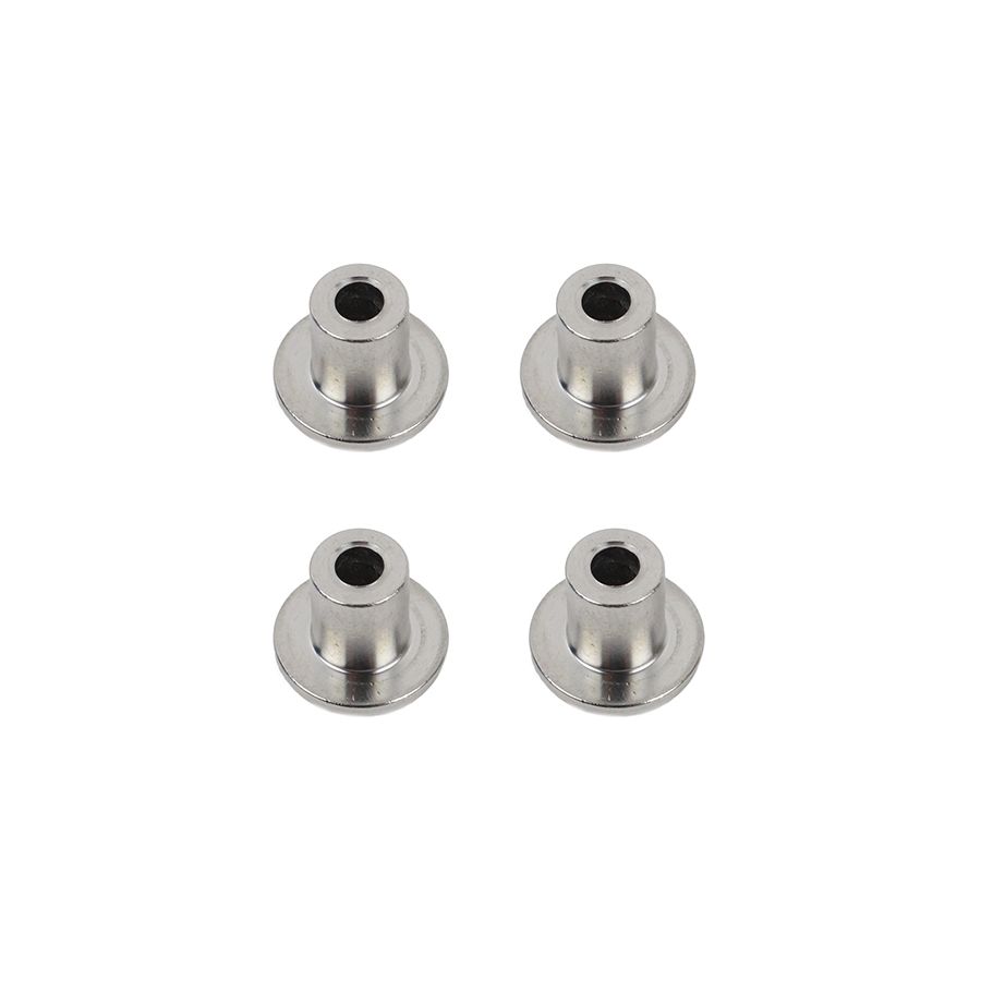 KENTROL Jeep JK JK OEM Anti-Theft Door Nuts 2 Door 07-18 Wrangler JK Polished Silver Kentrol  30713