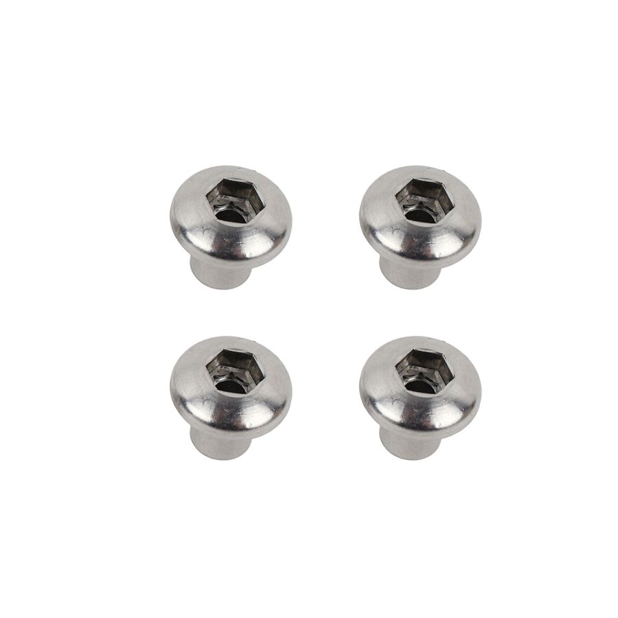 KENTROL Jeep JK JK OEM Anti-Theft Door Nuts 2 Door 07-18 Wrangler JK Polished Silver Kentrol  30713