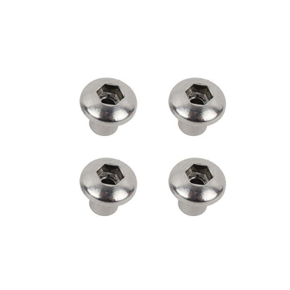 KENTROL Jeep JK JK OEM Anti-Theft Door Nuts 2 Door 07-18 Wrangler JK Polished Silver Kentrol  30713