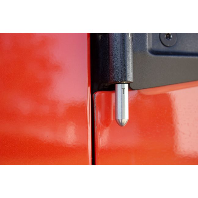 KENTROL Jeep TJ/JK Door Alignment Pins 97-18 Wrangler TJ/JK Polished Silver Kentrol  30716