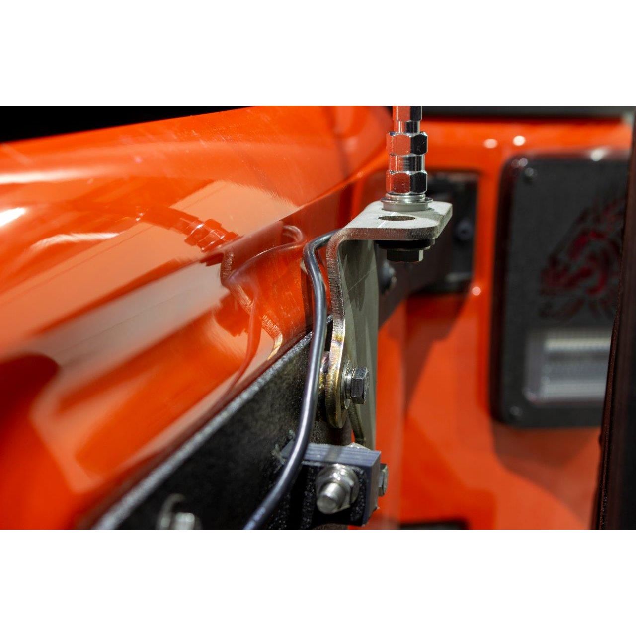 KENTROL Jeep JK CB Antenna Mount For 07-18 Wrangler JK Unfinished Stainless Steel Kentrol  30722