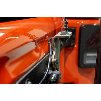 KENTROL Jeep JK CB Antenna Mount For 07-18 Wrangler JK Unfinished Stainless Steel Kentrol  30722