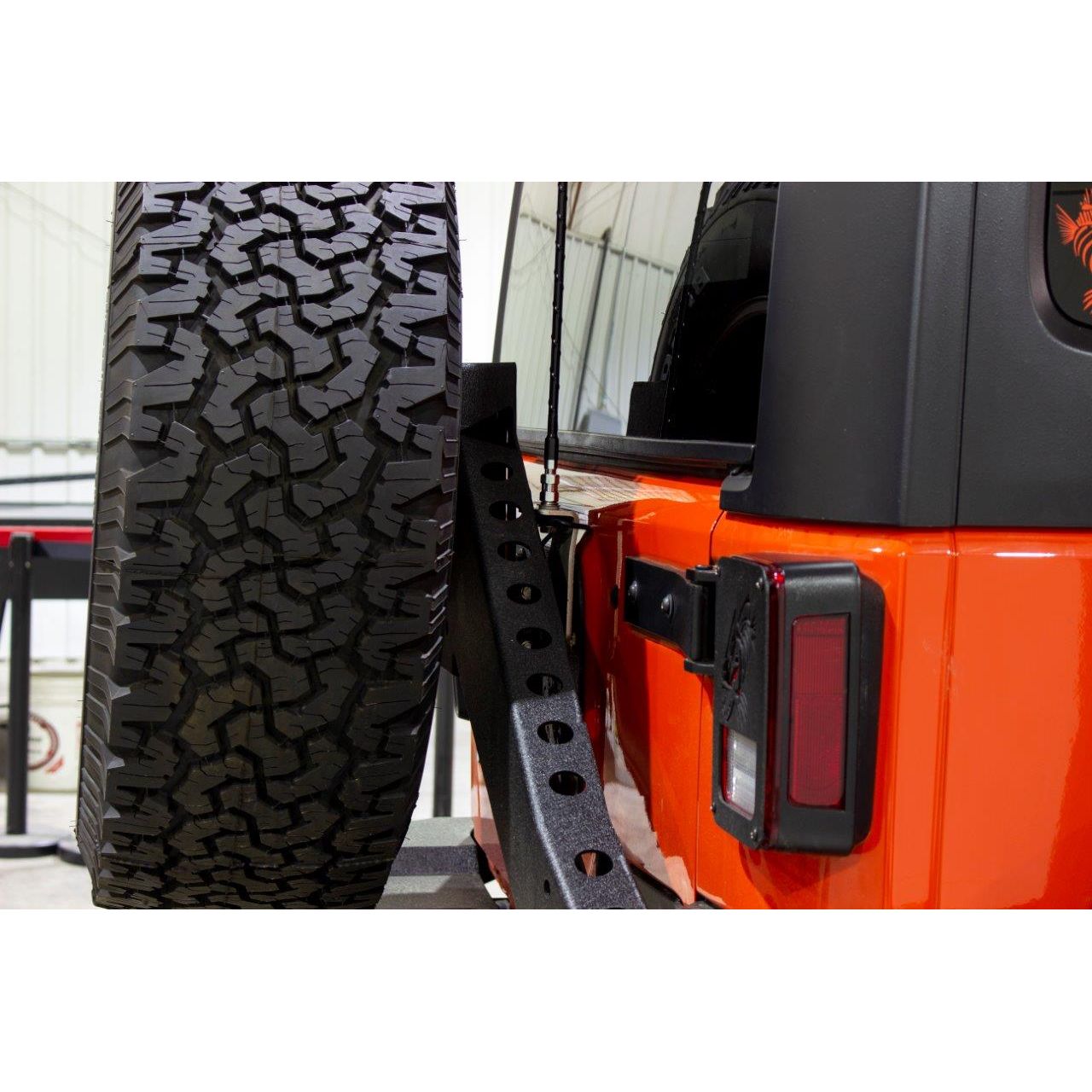 KENTROL Jeep JK CB Antenna Mount For 07-18 Wrangler JK Unfinished Stainless Steel Kentrol  30722