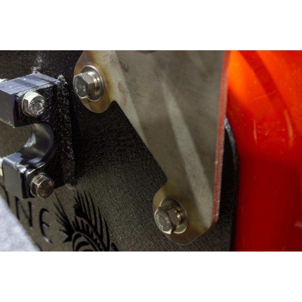 KENTROL Jeep JK CB Antenna Mount For 07-18 Wrangler JK Unfinished Stainless Steel Kentrol  30722