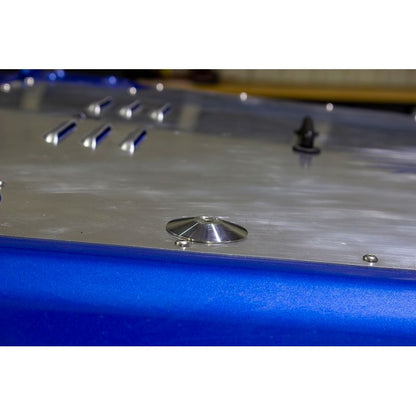 KENTROL Jeep Wrangler Hood Bumper Deletes For 97-19 Wrangler JK/TJ Polished Stainless Steel Kentrol  30723