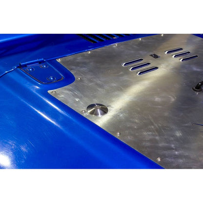 KENTROL Jeep Wrangler Hood Bumper Deletes For 97-19 Wrangler JK/TJ Polished Stainless Steel Kentrol  30723