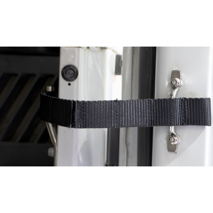 KENTROL Jeep TJ Polished Stainless Door Strap Kit For Wrangler TJ Polished Stainless Steel Kentrol  30724