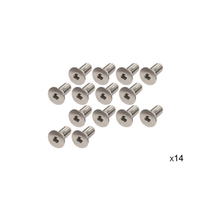 KENTROL Jeep Windshield Bolts For 97-06 Wrangler 14 Pack Stainless Kentrol  30735