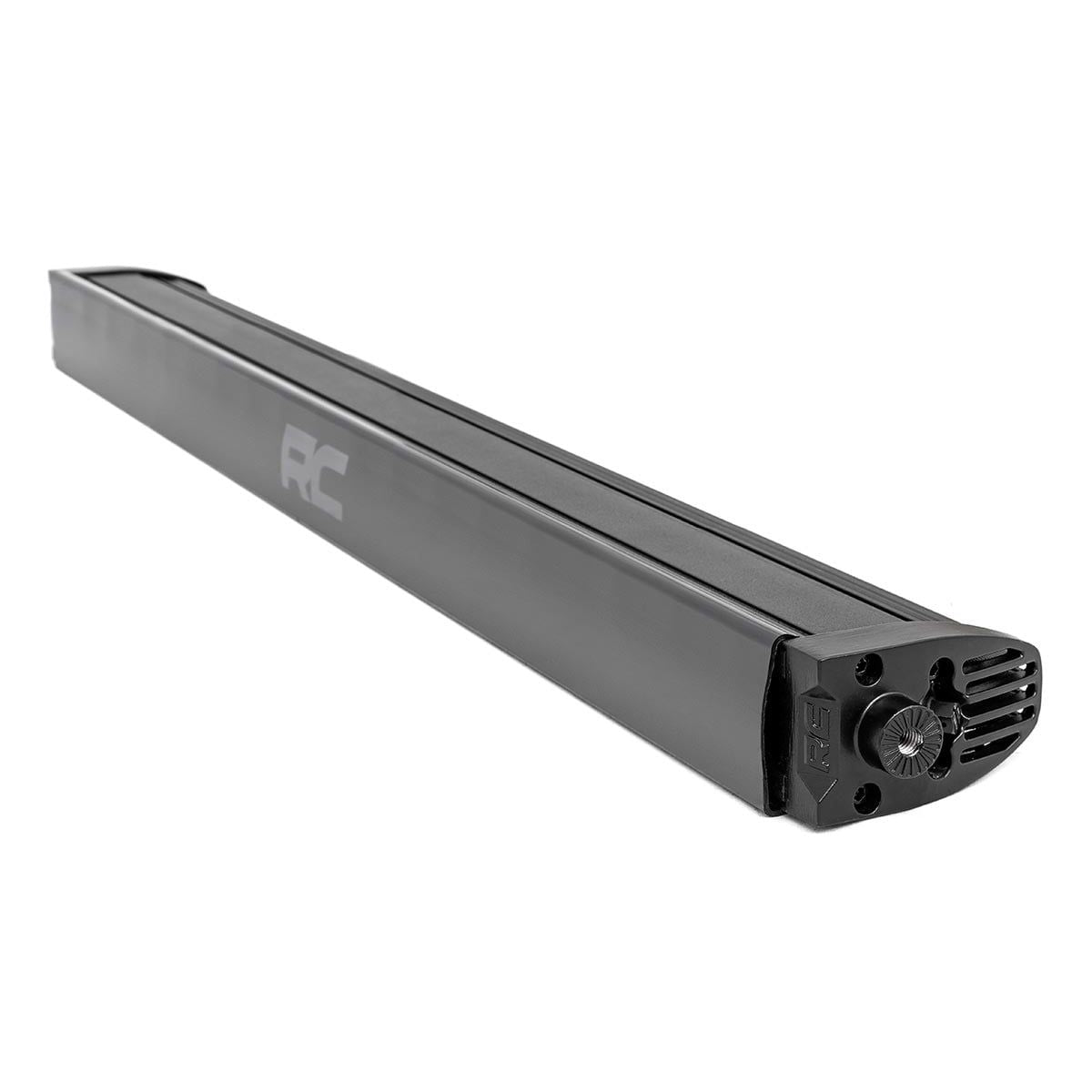 ROUGH COUNTRY 30 Inch Black Series LED Light Bar | Single Row | Cool White DRL | 70730BLDRL