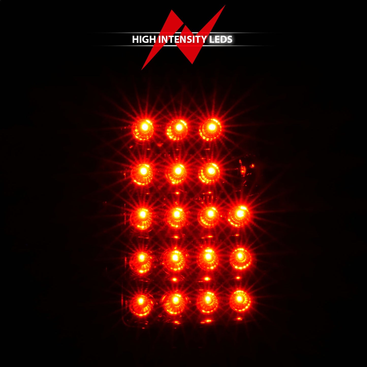 Anzo USA | LED Tail Light Assembly LED Red/Clear Lens Pair | Fits Silverado 1500 | 311007