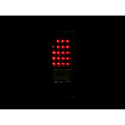 Anzo USA | LED Tail Light Assembly LED Clear Lens Black Housing Pair | Fits Silverado 1500 | 311012