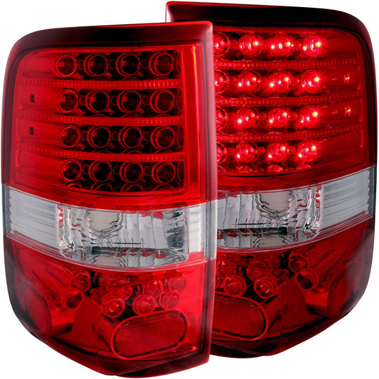 Anzo USA | LED Tail Light Assembly LED Red/Clear Lens Pair | Fits F-150 | 311022
