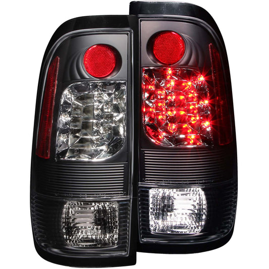 Anzo USA | LED Tail Light Assembly LED Clear Lens Black Housing Pair | Fits F-150 | 311027