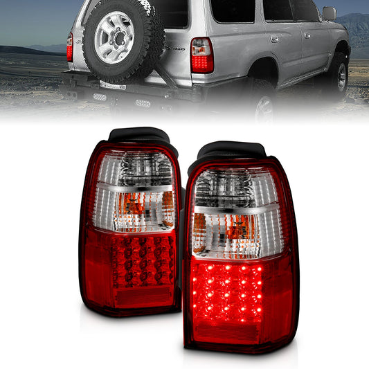 Anzo USA | LED Tail Light Assembly LED Red/Clear Lens Pair | Fits 4Runner | 311070