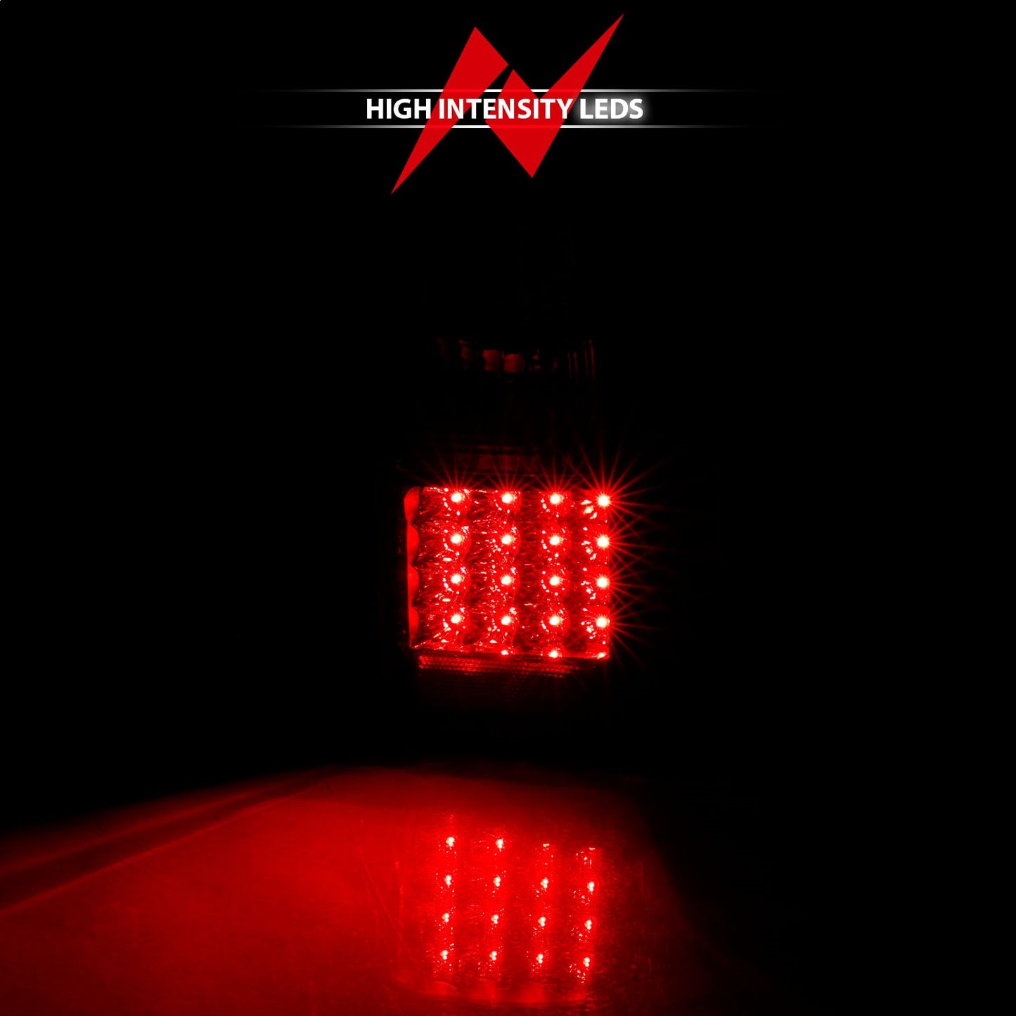 Anzo USA | LED Tail Light Assembly LED Clear Lens Black Housing Pair | Fits 4Runner | 311099