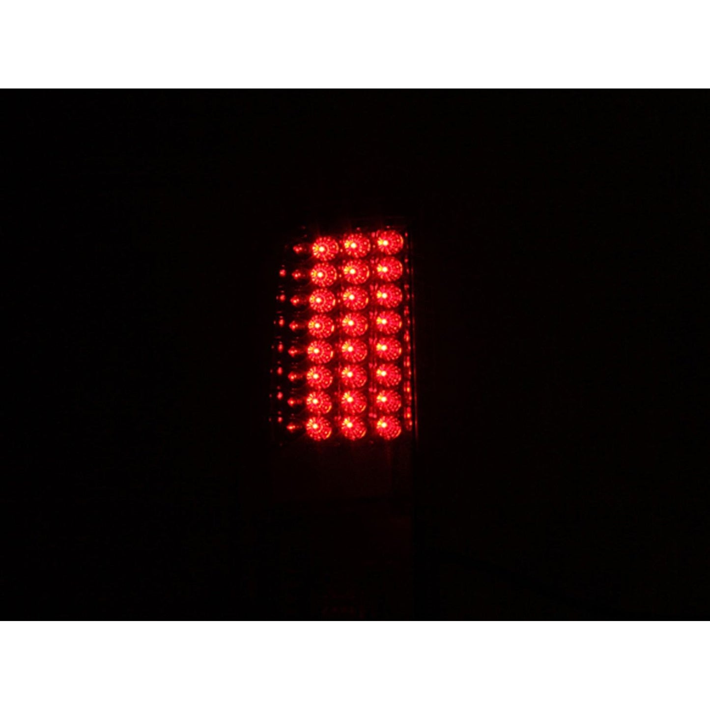 Anzo USA | Tail Light Assembly  LED  Clear Lens  Chrome Housing  Pair  |  Fits F-250 Super Duty | 311128